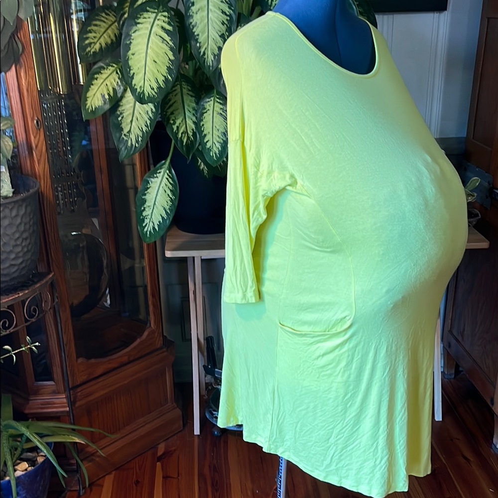 ASOS Maternity Bright Yellow - POCKETS!